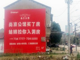 南丹墙体广告在乡镇、农村市场的媒体优势