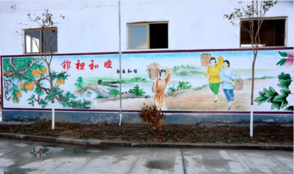 南丹乡镇文化墙 乡风文明焕发新活力